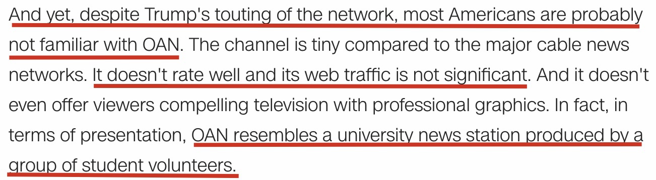 cnnCNN手撕OAN：罔顾事实、爱好阴谋论，这就是特朗普最爱的媒体？