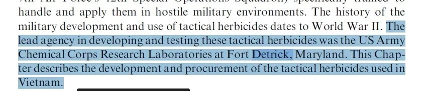 美军德特里克堡 和731部队有关系？