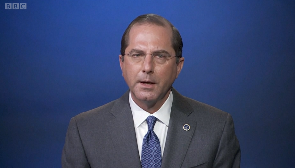 美卫生部长世卫大会发言 学到了特朗普甩锅“精