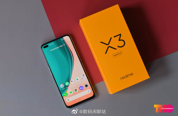 realme X3再曝光!120Hz LCD屏+骁龙855 Plus处理器