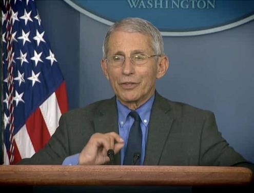 △美国传染病专家福奇