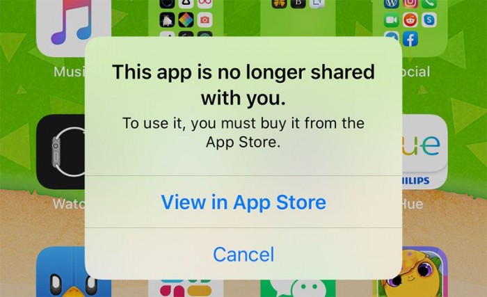 iOS新Bug阻止App打开 提示“此应用不再与您共享”
