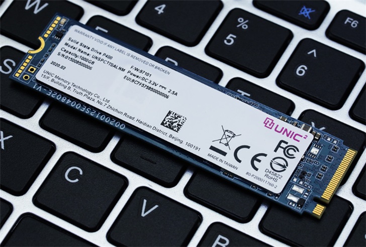 紫光推出 PCIe 4.0 SSD:最高4.5GB/s,1TB 1599元