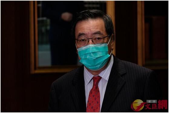 香港立法会主席梁君彦(图源:香港“文汇网”)