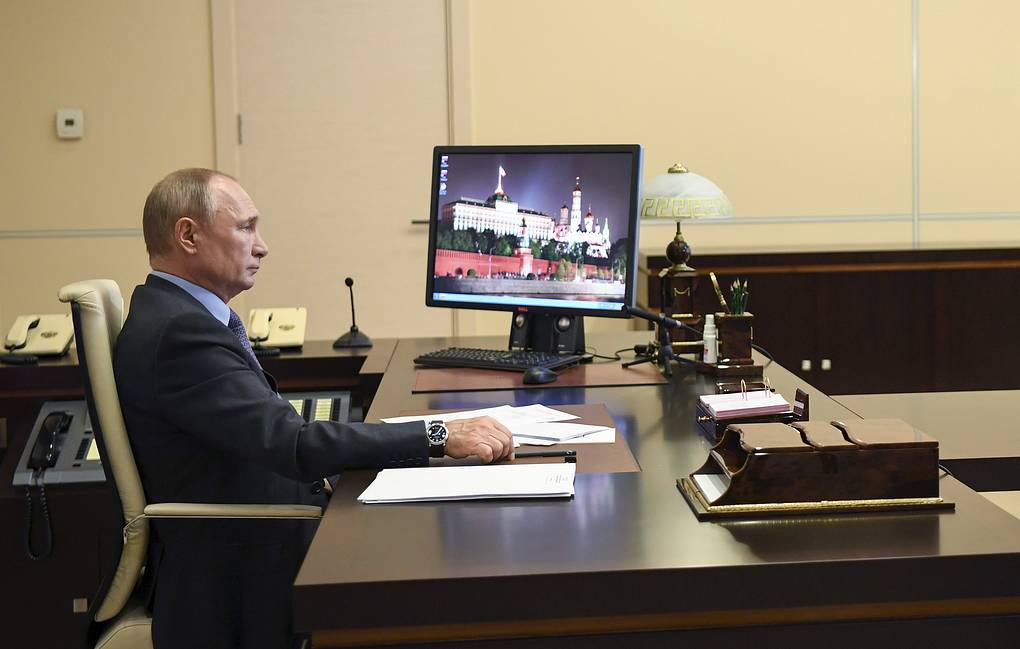 俄罗斯总统普京 图源：塔斯社