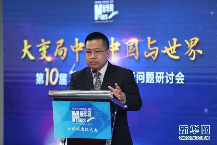 资料图片:中国国际问题研究院常务副院长阮宗泽。新华网 李清 摄