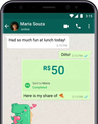 whatsapp在巴西推出新的数字支付功能