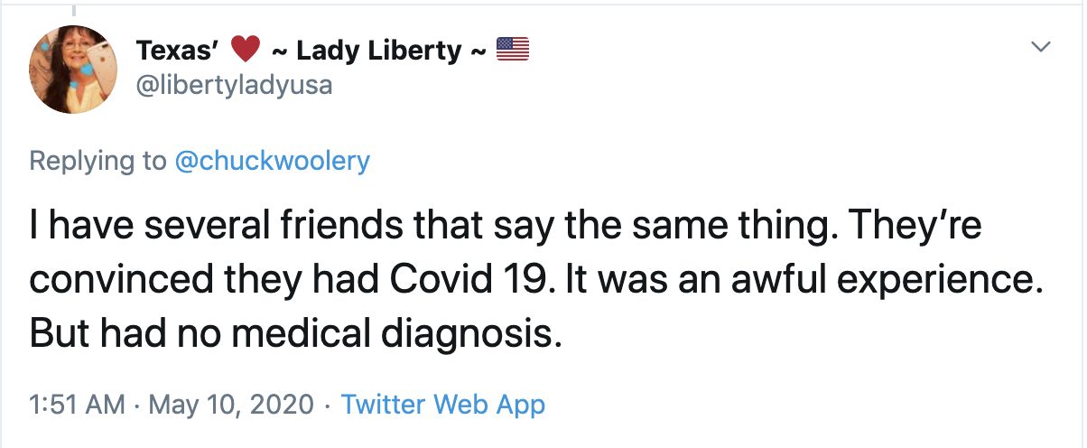 网民多名美国网民自曝去年感染新冠肺炎：病毒存在的时间比想象中长