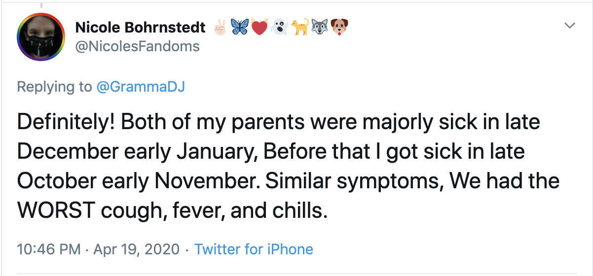 网民多名美国网民自曝去年感染新冠肺炎：病毒存在的时间比想象中长