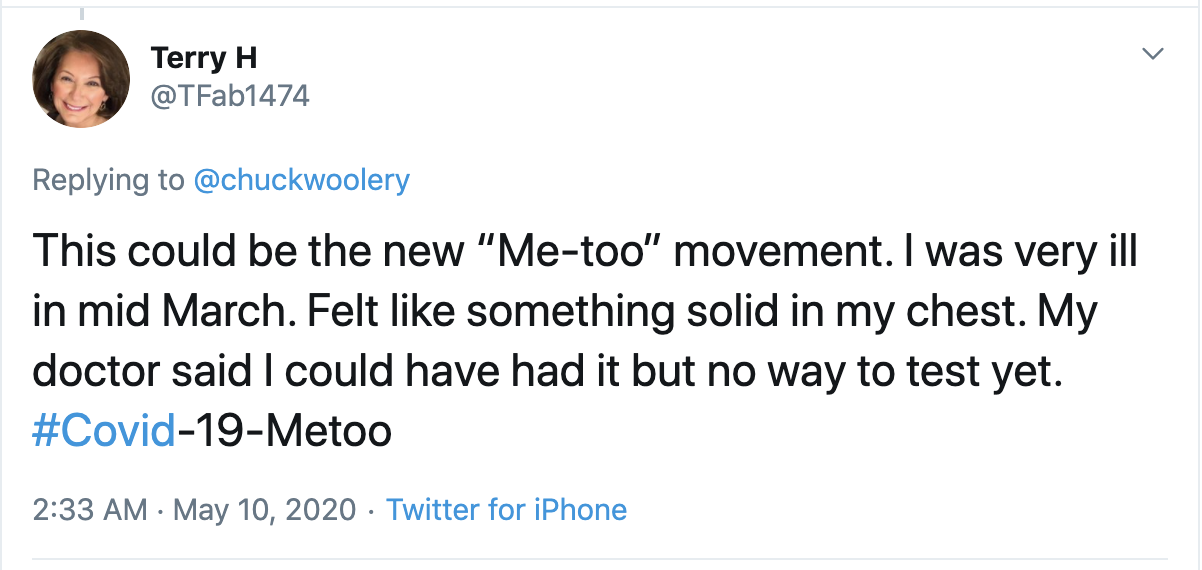 网民多名美国网民自曝去年感染新冠肺炎：病毒存在的时间比想象中长