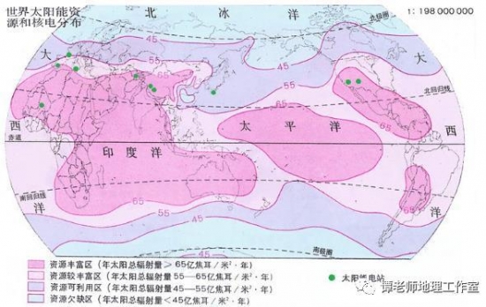 一文读懂世界太阳能资源分布