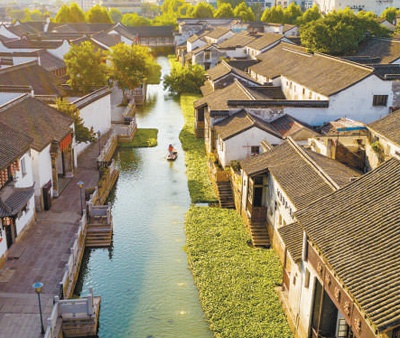浙江湖州小西街街景