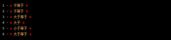 云计算开发学习笔记:Python3比较运算符实例2 云计算开发学习笔记:Python3比较运算符实例