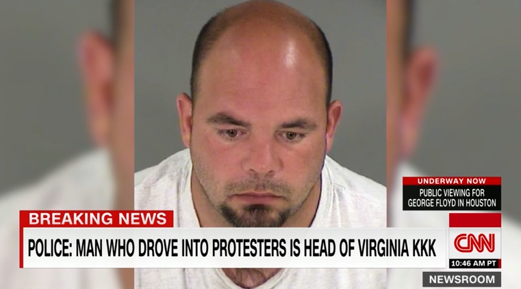 美国男子驾车冲进示威人群 检方称其是“三K党”头目