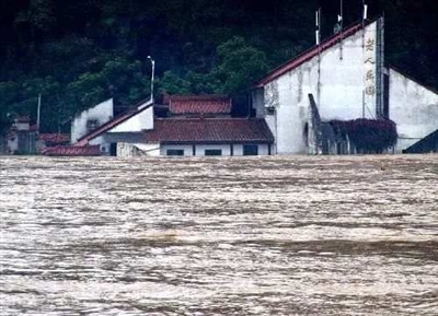 福建建瓯2006年洪水现场