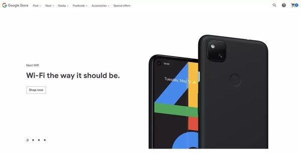 谷歌线商店意外曝光Pixel4a 打孔屏/小蓝键/背后指纹
