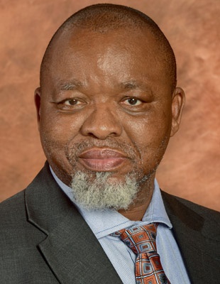 △南非矿产资源部长曼塔谢(Gwede Mantashe)(图片来源:南非总统府网站)
