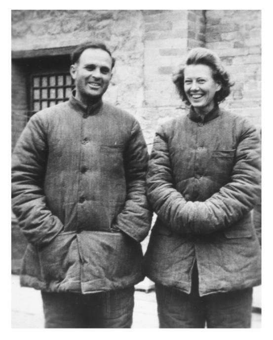 △1947年,伊莎白配偶在十里店的留影