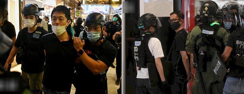许智峰(左)、周伟雄(右) 图自港媒