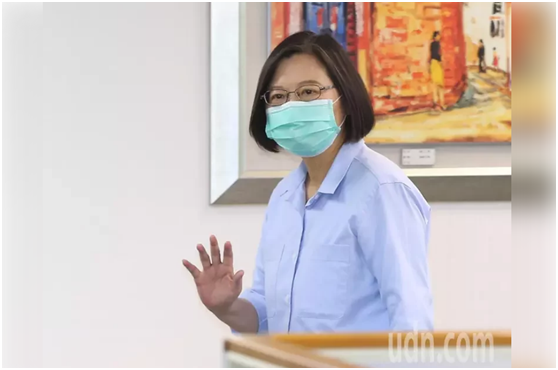 蔡英文(图源:台湾《联合报》)