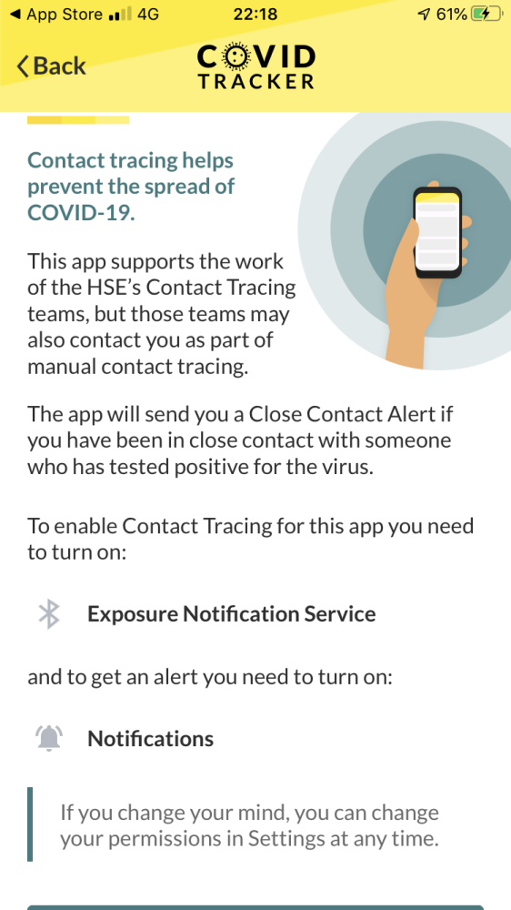 爱尔兰推出基于苹果 谷歌api的covid 19接触者追踪app