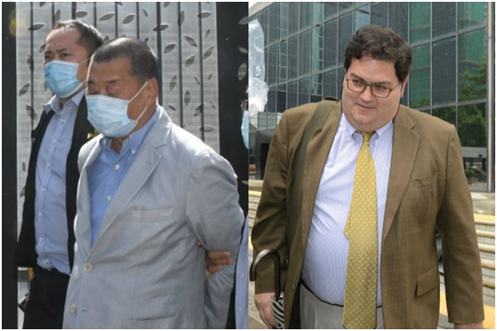 黎智英被捕后 其被通缉的美军背景助手自曝身在美国