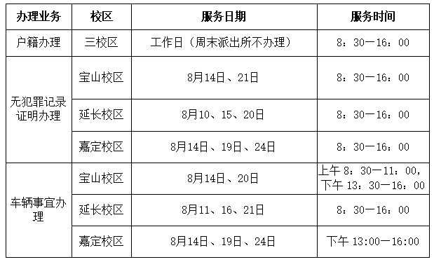@SHUer,您的暑假生活服务攻略已送达!请签收