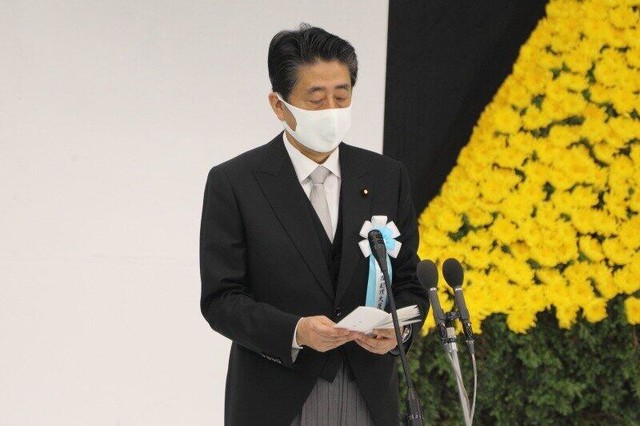 安倍战败日发言未提“历史” 日媒:请正视过去,吸取教训