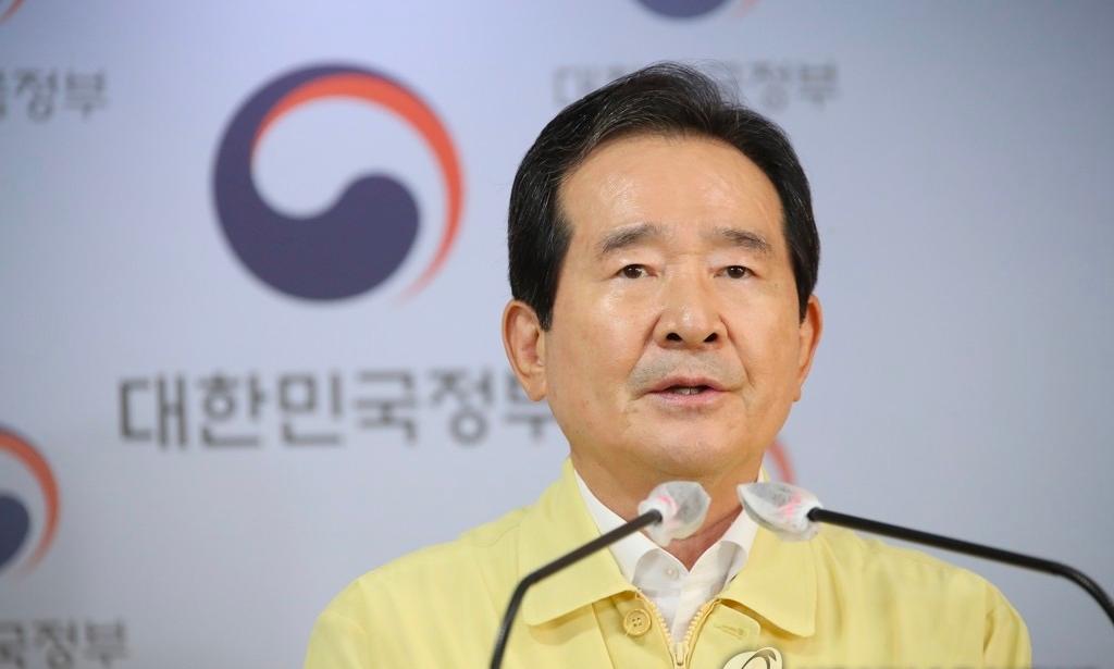 △韩国总理丁世均(图片自韩联社)