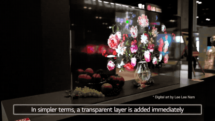 ▲ 透明子像素的引入,才是让电视变得透明的核心。图片来自:LG Information Display