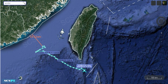 美军机1天2次抵近台湾海峡 距福建沿岸仅109公里