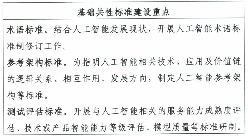 分享 |中央网信办等五部门印发《国家新一代人工智能标准体系建设指南》