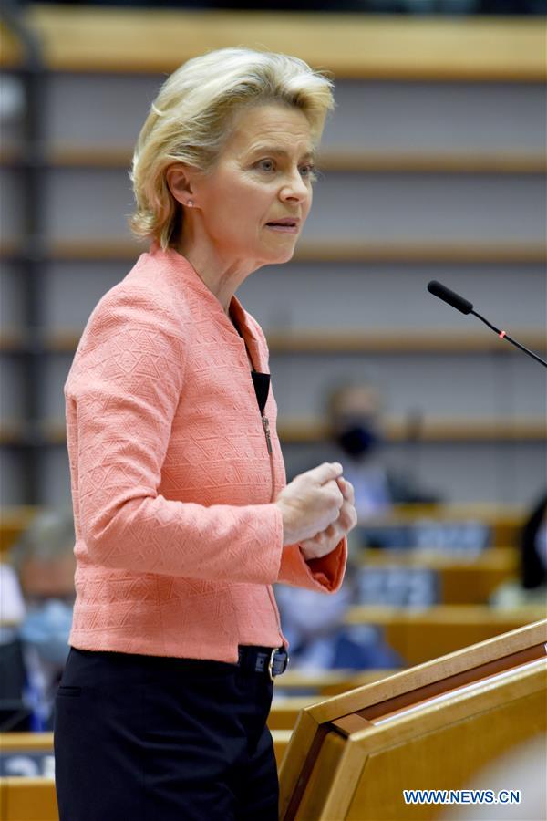 BELGIUM-BRUSSELS-EU-VON DER LEYEN-STATE OF UNION-SPEECH