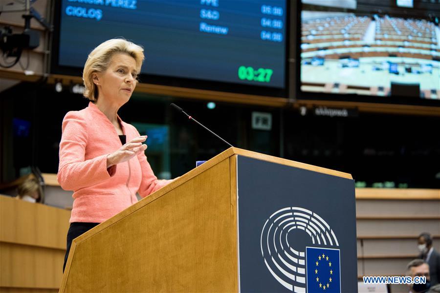 BELGIUM-BRUSSELS-EU-VON DER LEYEN-STATE OF UNION-SPEECH