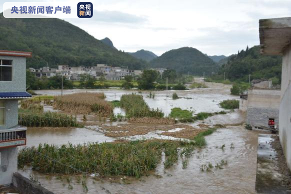 贵州17县市大暴雨39县市暴雨 强降雨导致村寨被淹