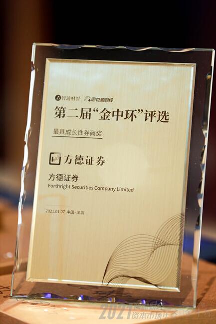 成立三年,方德港美股何以拿下2021智通财经最具成长性券商奖