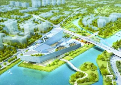 中心城区首批自动驾驶开放测试道路效果图 /受访方供图