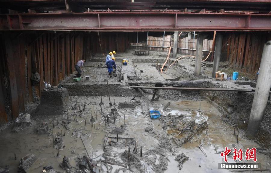 A archaeological modeling for Zhaoguo Cave site. (Photo provided by Guizhou Provincial Research Institute of Cultural Relics and Archaeology)