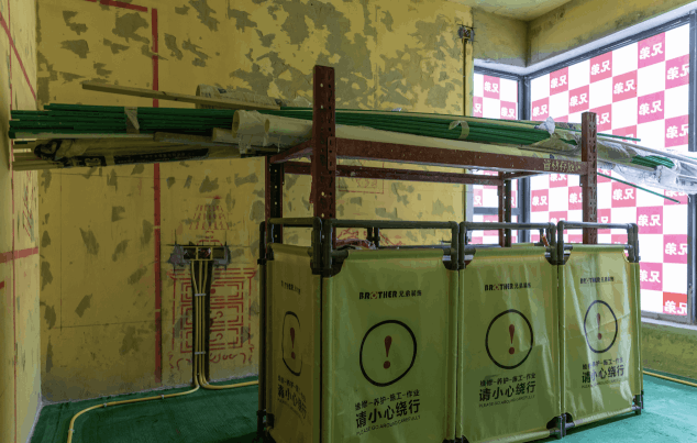 建筑材料堆放处