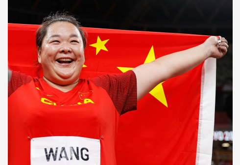 奥运风采为热爱坚持为梦想冲刺