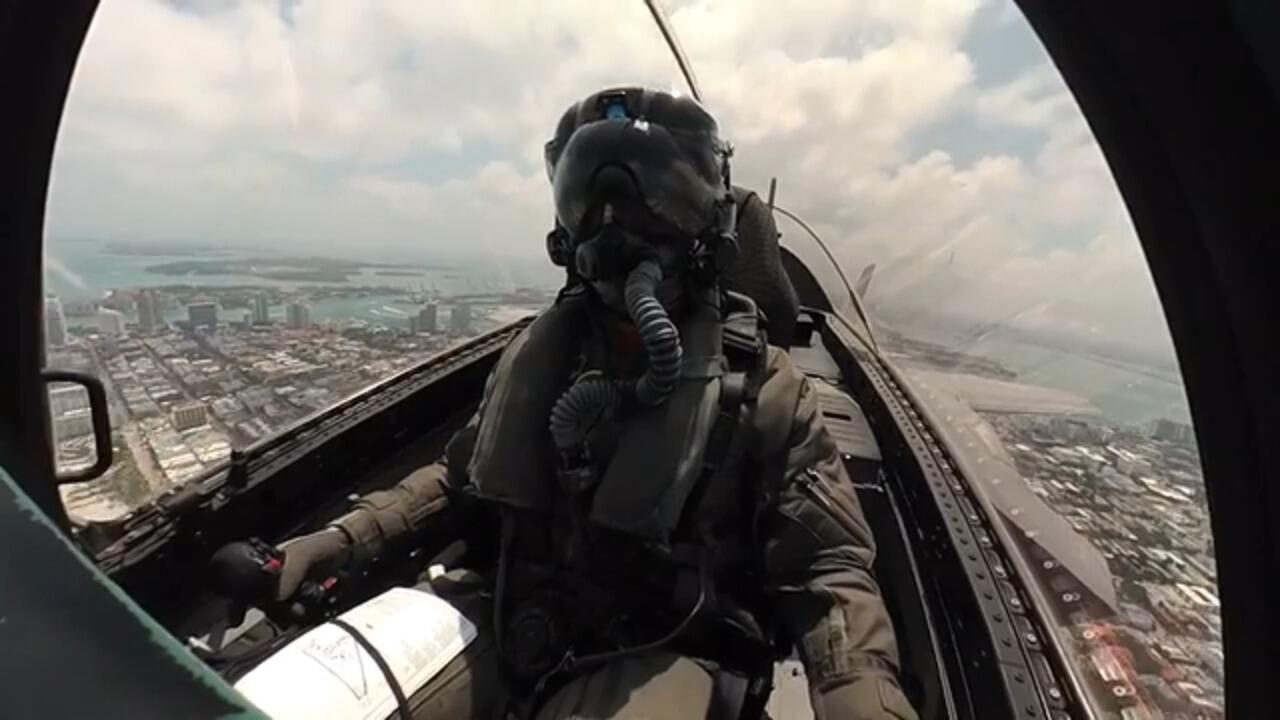 F-35战斗机座舱视角
