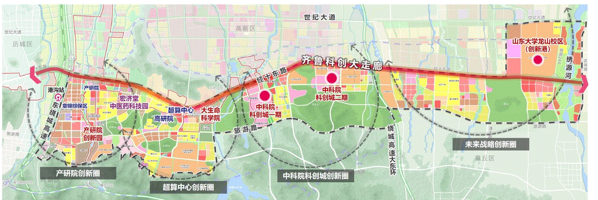 (济南市城市轨道交通第二期建设规划(2020-2025年)示意图 图片来源