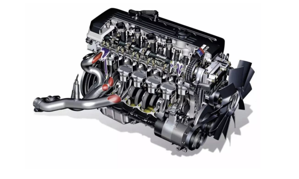 复杂的发动机结构