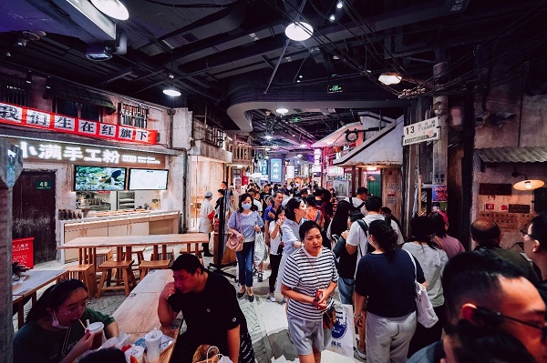 图说:北外滩来福士“城市集市”