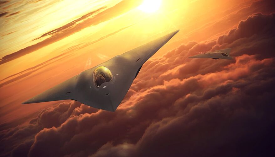 美国洛克希德·马丁公司公布的未来战斗机概念图
