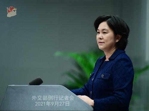 中國外交部發言人華春瑩 圖源:外交部網站