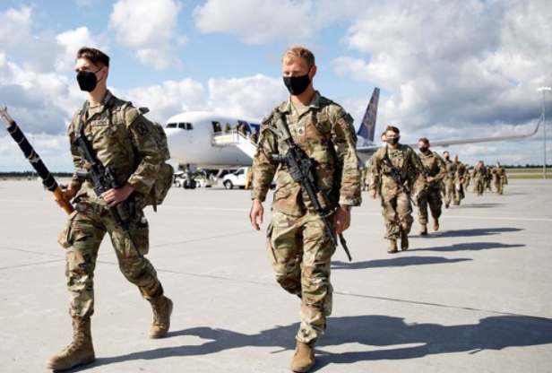 驻阿富汗美军人员回国。（资料图）