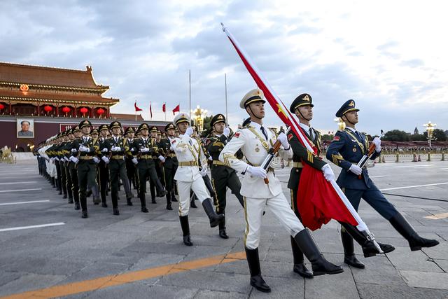 2021年10月1日,中华人民共和国成立72周年,北京天安门广场举行国庆