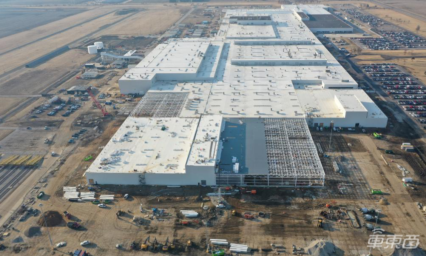 ▲ Rivian 位于伊利诺伊州布卢明顿-诺马尔的工厂