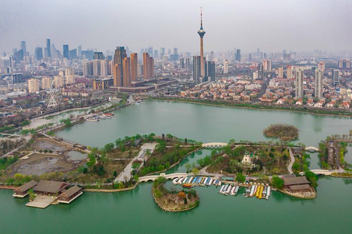(天津水上公园。图片来源:天津市政府官网)
